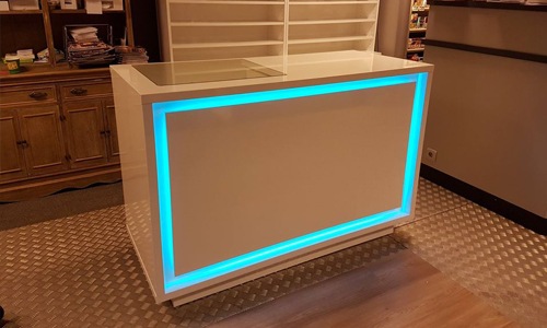Toonbank voor winkel of salon